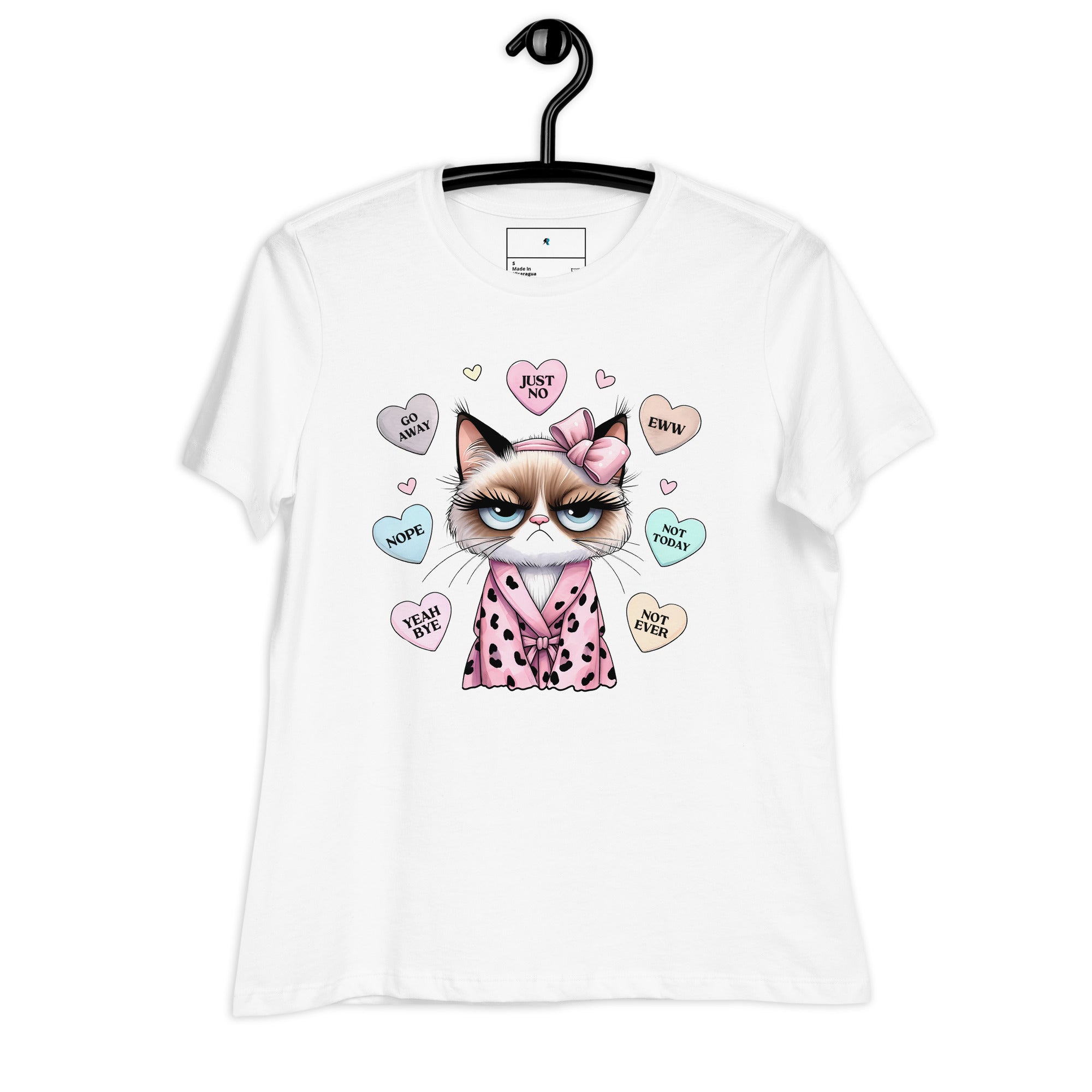 Grumpy Kitty Valentine's Graphic Tee